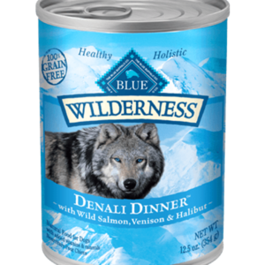 Blue Wilderness Denali Dinner Grain Free Venison and Halibut Canned Food for Adult Dogs - 12.5oz