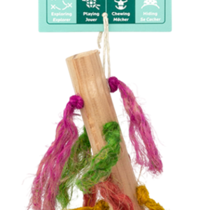Oxbow Enriched Life Rainbow Knot Stick Toy for Small Animals