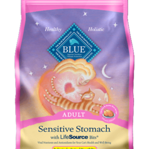 Blue Buffalo Healthy Sensitive Stomach Chicken & Brown Rice Dry Food for Adult Cats