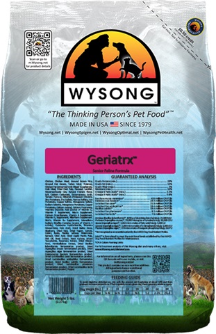 Wysong Geriatrx Chicken Brown Rice Dry Food for Senior Cats Whiskers Holistic Petcare