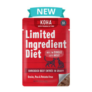 Koha Limited Ingredient Diet Shredded Beef Canned Food for Adult Cats