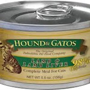 Hound & Gatos Lamb & Lamb Liver Recipe Canned Food for Cats