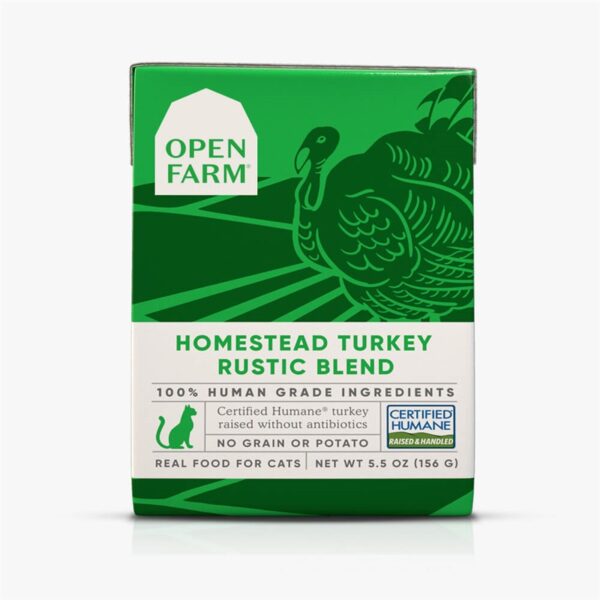 Open Farm Homestead Turkey Rustic Blend for Adult Cats