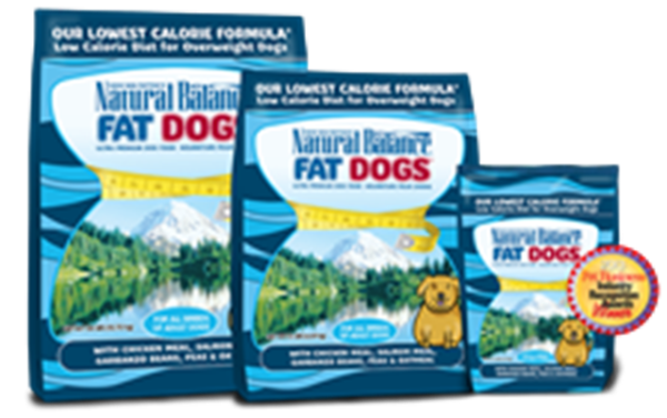 Natural Balance Fat Dogs Low Calorie Dry Food for Adult Dogs