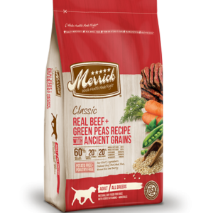 Merrick Classic Real Beef, Green Peas & Ancient Grains Dry Food for Adult Dogs