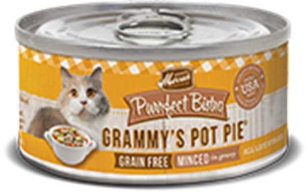 Merrick Purrfect Bistro Grain Free Grammy's Pot Pie Canned Food for Adult Cats