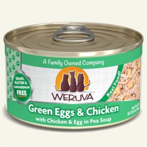 Weruva Classic Grain Free Green Eggs & Chicken Canned Food for Adult Cats