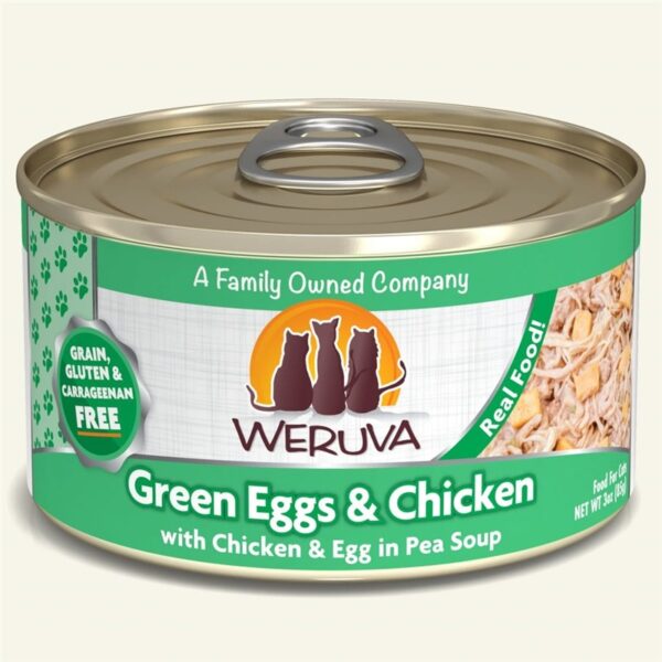 Weruva Classic Grain Free Green Eggs & Chicken Canned Food for Adult Cats