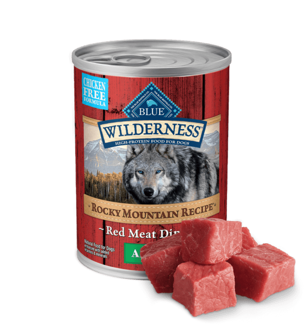 Blue Wilderness Rocky Mountain Grain Free Red Meat Recipe for Adult Dogs - 12.5oz
