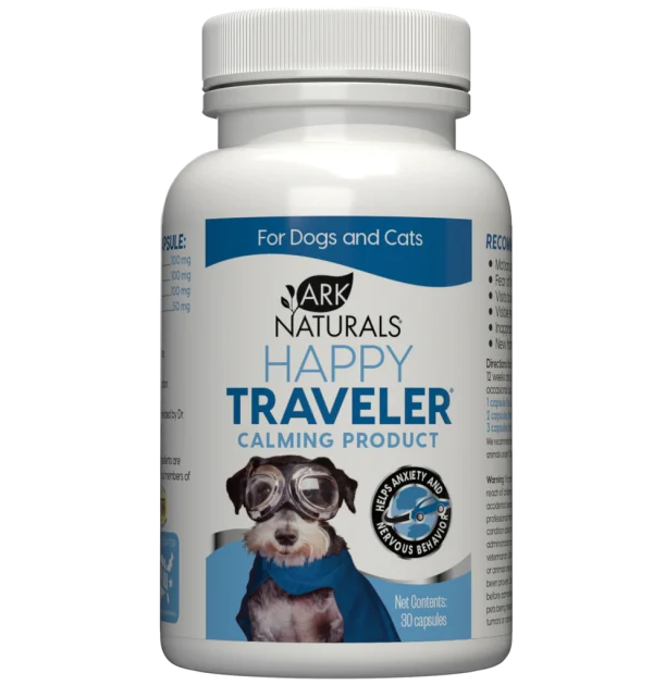 Ark Naturals Happy Traveler for Dogs and Cats - 30 capsules