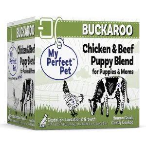 My Perfect Pet Frozen Buckaroo Chicken & Beef Blend for Puppies - 4lbs