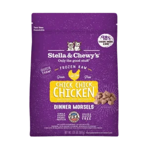 Stella & Chewys Frozen Raw Chick Chick Chicken Formula for Adult Cats - 3lbs