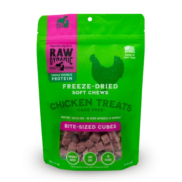 Raw Dynamic Freeze-Dried Raw Chicken Treats for Pets - 1.5oz