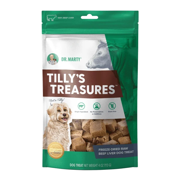 Dr Marty's Tilly's Treasures Treats for Dogs - 4oz