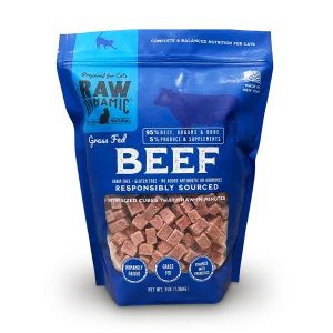 Raw Dynamic Frozen Raw Beef for Cats - 3lbs