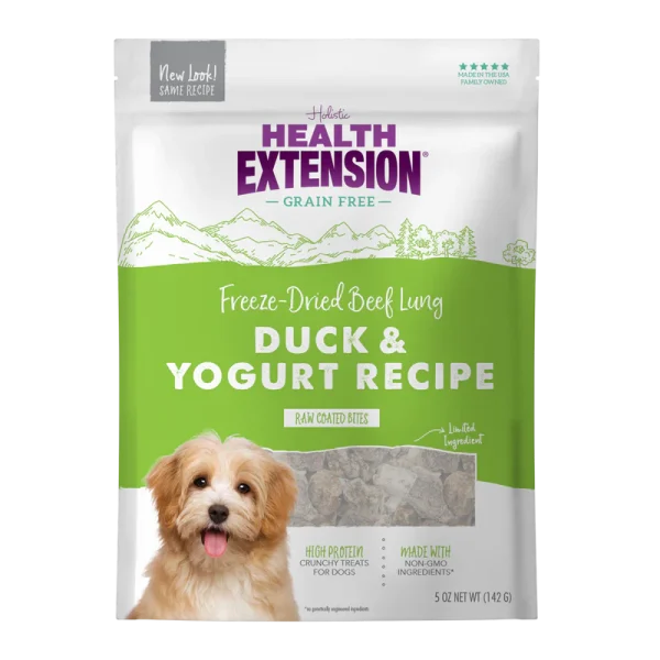 Health Extension Freeze-Dried Beef Lung - Duck & Yogurt