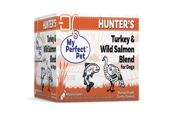 My Perfect Pet Frozen Hunter's Turkey & Salmon Blend for Dogs - 4lbs