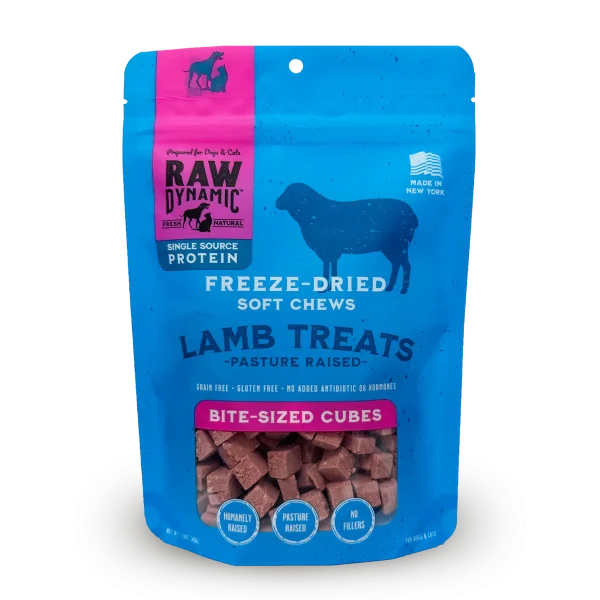 Raw Dynamic Freeze-Dried Lamb Treats for Pets - 1.5oz