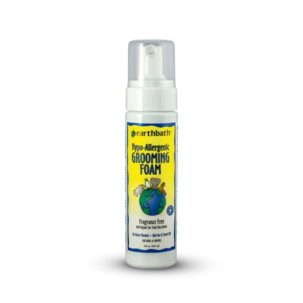 Earthbath Waterless Hypo-Allergenic Grooming Foam for Dogs - 8oz