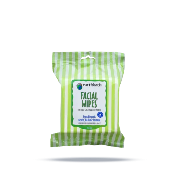 Earthbath Facial Wipes for Pets - 25ct