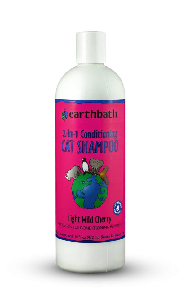 Earthbath 2-in-1 Conditioning Shampoo for Cats - 16oz