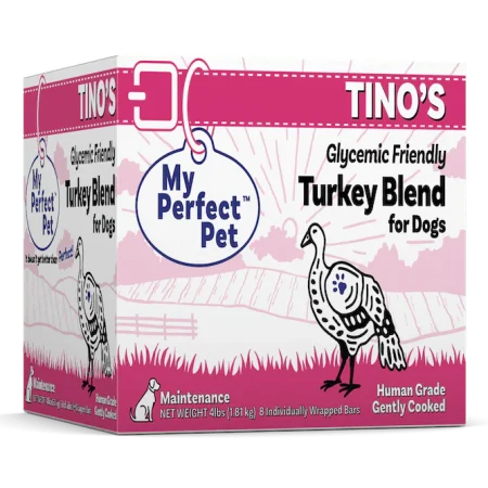 My Perfect Pet Frozen Tino's Low Glycemic Turkey Blend for Dogs - 4lbs