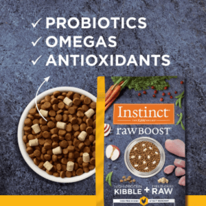 Instinct Grain Free Raw Boost Chicken Dry Food for Adult Cats - 5lbs