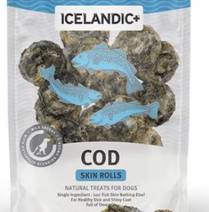 Icelandic Cod Skin Rolls Dog Treat