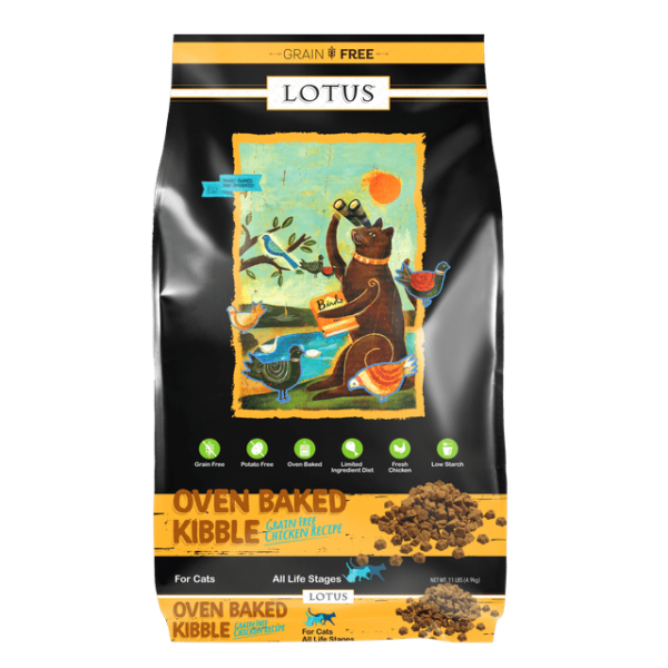 Lotus Oven-Baked Chicken & Brown Rice Dry Food for Adult Cats