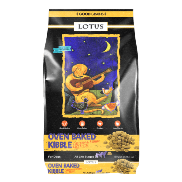 Lotus Oven-Baked Chicken & Brown Rice Dry Food for Adult Dogs