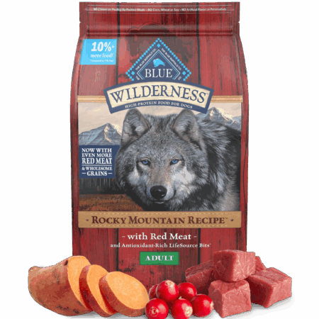 Blue Wilderness Rocky Mountain Red Meat Dry Food for Adult Dogs - 4.5lbs