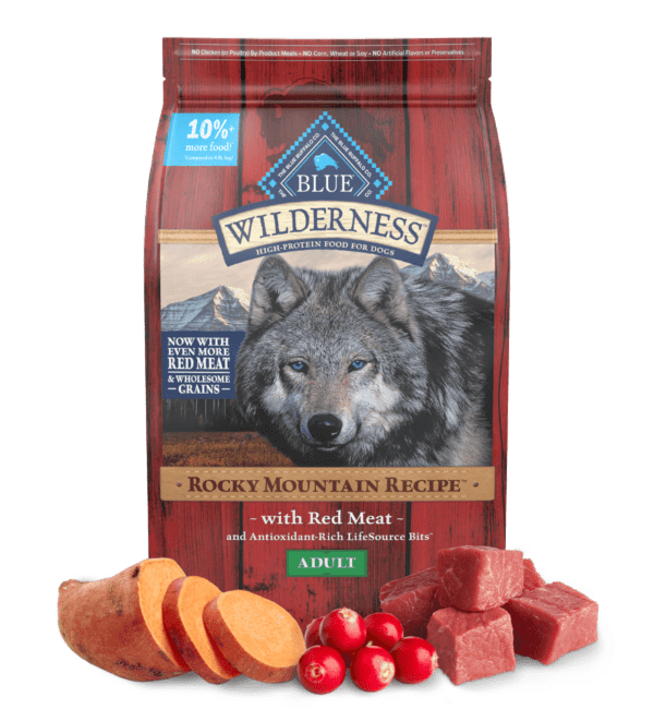 Blue Wilderness Rocky Mountain Red Meat Dry Food for Adult Dogs - 4.5lbs