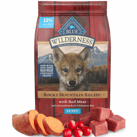Blue Wilderness Rocky Mountain Red Meat Dry Food for Puppies - 4.5lbs