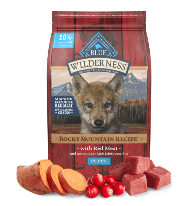 Blue Wilderness Rocky Mountain Red Meat Dry Food for Puppies - 4.5lbs