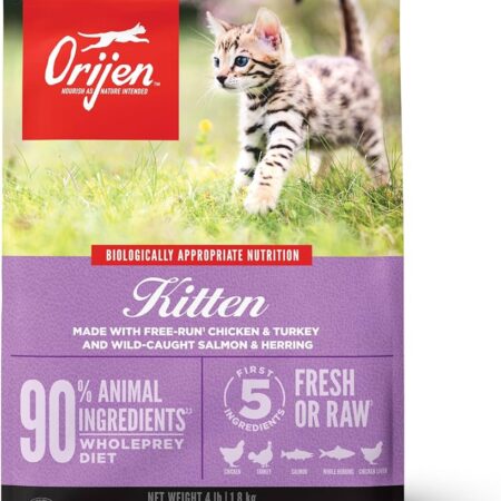 Orijen Grain Free Dry Food for Kittens - 4lbs