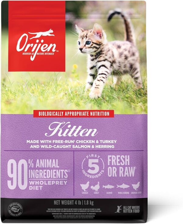Orijen Grain Free Dry Food for Kittens - 4lbs