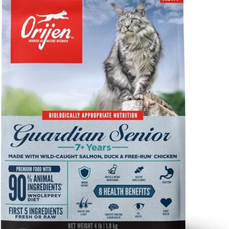 Orijen Grain Free Guardian Senior Dry Food for Cats - 4lbs