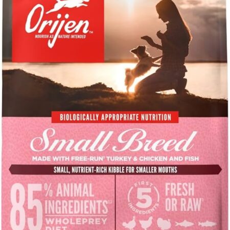 Orijen Grain Free Turkey, Chicken & Fish Dry Food for Small Breed Dogs