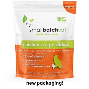 Smallbatch Frozen Raw Chicken Sliders for Cats - 3lbs