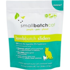 Smallbatch Frozen Raw Lamb Sliders for Cats - 3lbs