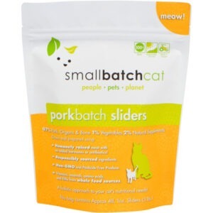 Smallbatch Frozen Raw Pork Sliders for Cats - 3lbs