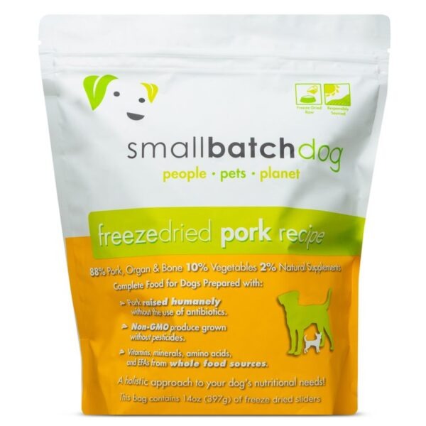 Smallbatch Freeze Dried Pork Sliders for Dogs - 14oz