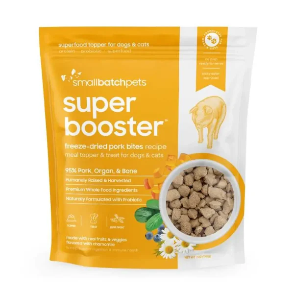 Smallbatch Freeze Dried Pork Super Boosters for Pets - 7oz