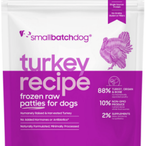 Smallbatch Frozen Raw Turkey for Dogs