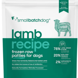 Smallbatch Frozen Raw Lamb for Dogs