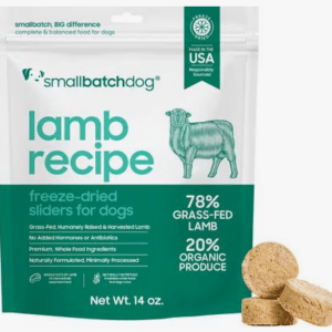 Smallbatch Freeze Dried Lamb Sliders for Dogs