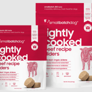 Smallbatch Lightly Cooked Beef for Dogs