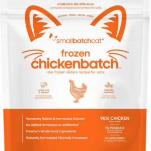 Smallbatch Frozen Raw Chicken Sliders for Cats - 3lbs