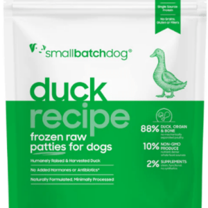 Smallbatch Frozen Raw Duck for Dogs