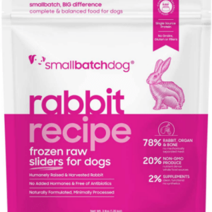 Smallbatch Frozen Raw Rabbit for Dogs